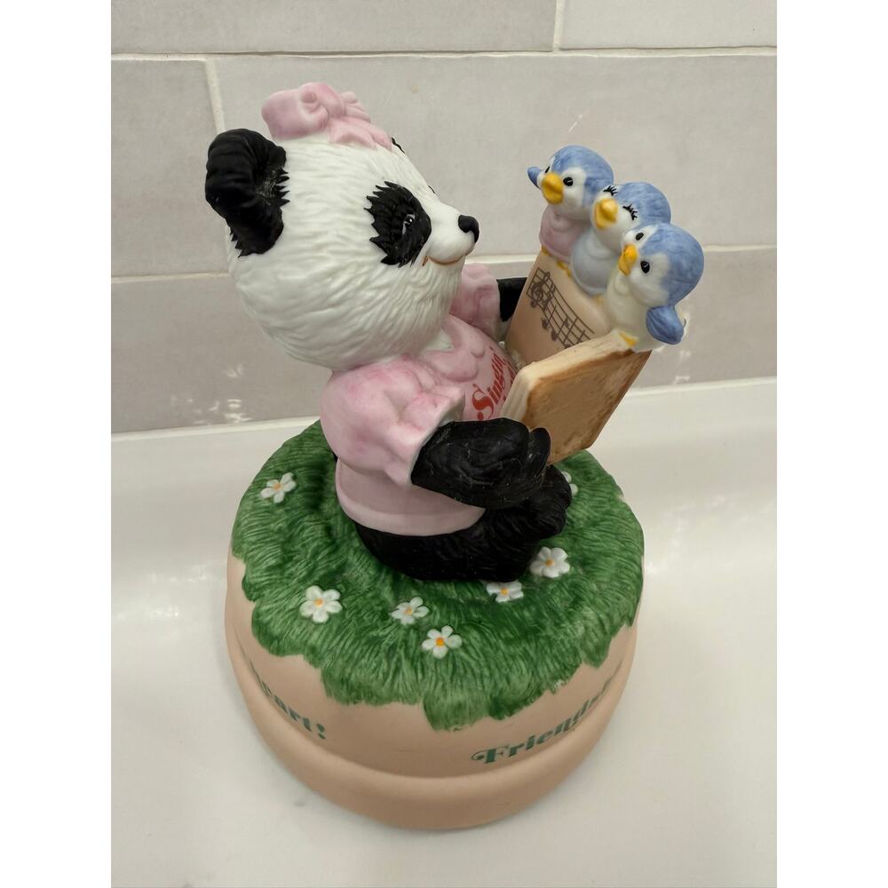1983 Hallmark Shirt Tales Friendship Is A Song Music Box A You're Adorable